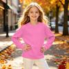 Boys and Girls Long Sleeve Neck T-Shirt, Color, Casual and Comfortable