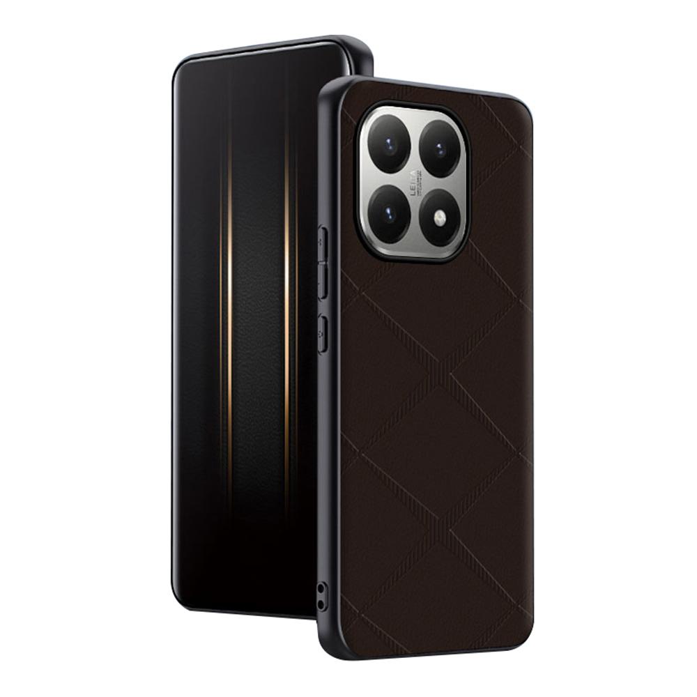 For Xiaomi 15T Case X-Patterned TPU PU Leather PC Anti-Drop Phone Cover