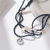 Black Rice Bead Necklace Shell Necklace Pearl Women's Niche Design Clavicle Chain