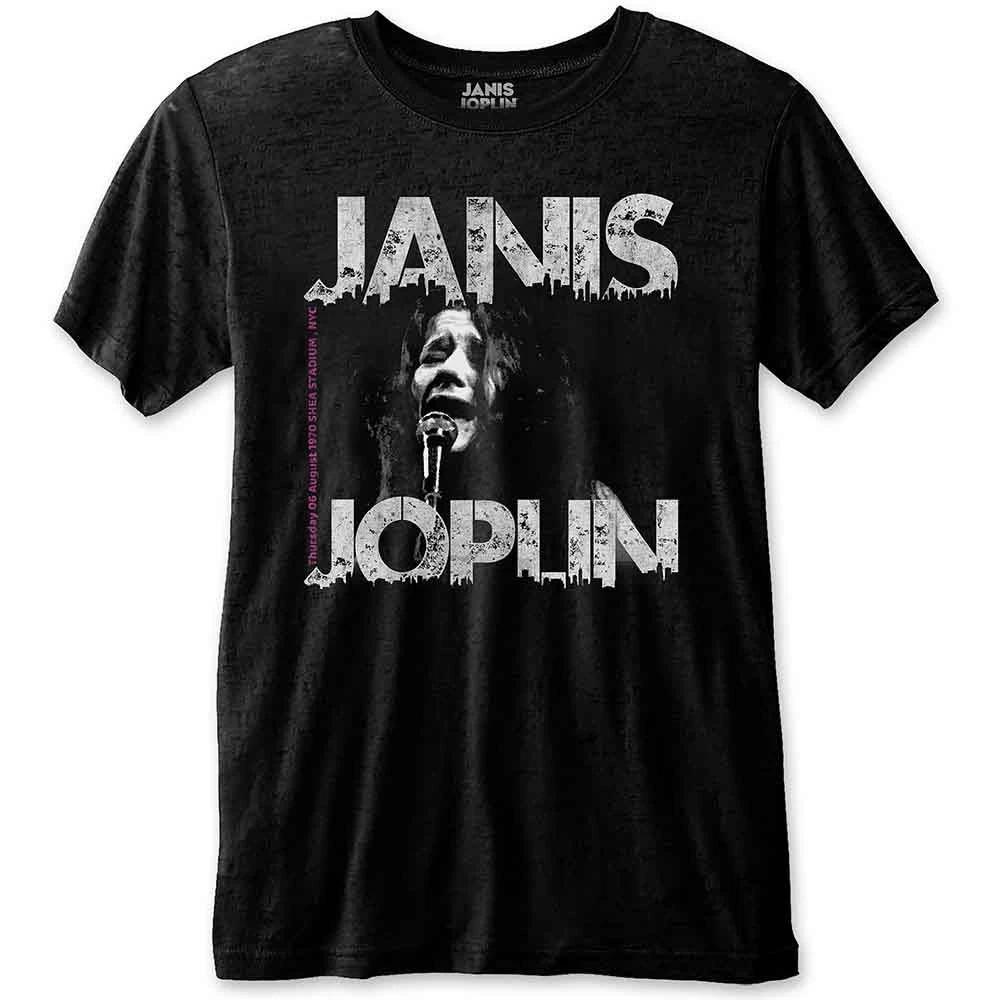 Janis Joplin Shea 70 Official Tee T-Shirt Mens Unisex S