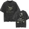 2026 The Outlast Trials Game Print Shortsleeved Washed And Distressed Loosefitting Tshirt For Unisex And Unisex