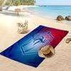France Football Print Beach Towel Quick Dry Super Absorbent Soft Bath Towel for Swimming Beach Travel Fan Souvenir Gift