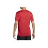 Nike Solid Color Round Neck Logo Print Quick-Dry Short Sleeve T-Shirt Men Tops Comet-Red Travel-Yellow FZ4596637
