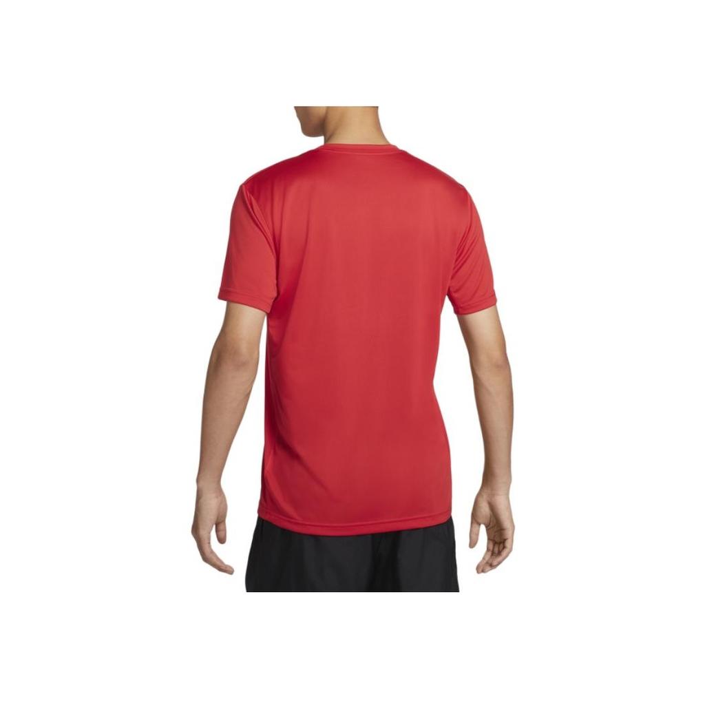 Nike Solid Color Round Neck Logo Print Quick-Dry Short Sleeve T-Shirt Men Tops Comet-Red Travel-Yellow FZ4596637
