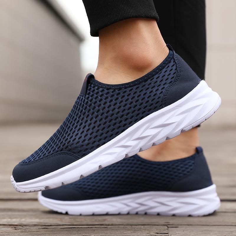 Non-slip Men's Casual Mesh Men's Shoes Soft Sole Light and Breathable Men's Breathable Light and Comfortable
