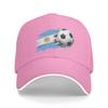 Argentina Soccer Ball Argentina Flag Baseball Cap  Casual Trucker Hat Summer FeUnisex Unisex Outdoor Sport Baseball Caps
