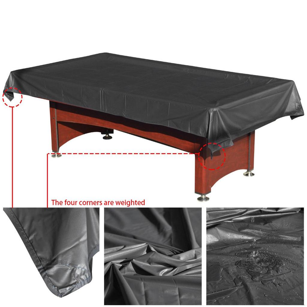 7 ft Pool Table Cover for Billiards and Snooker, Waterproof Dustproof Protection Outdoor Use