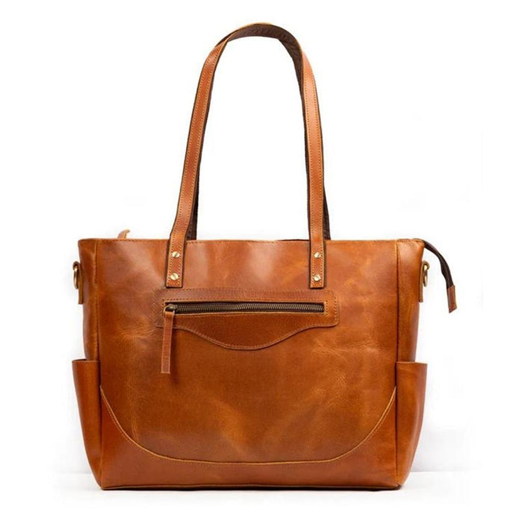 MaheTri Luxury Kodiak Tote - Tan For Women, Designed for Everyday Use