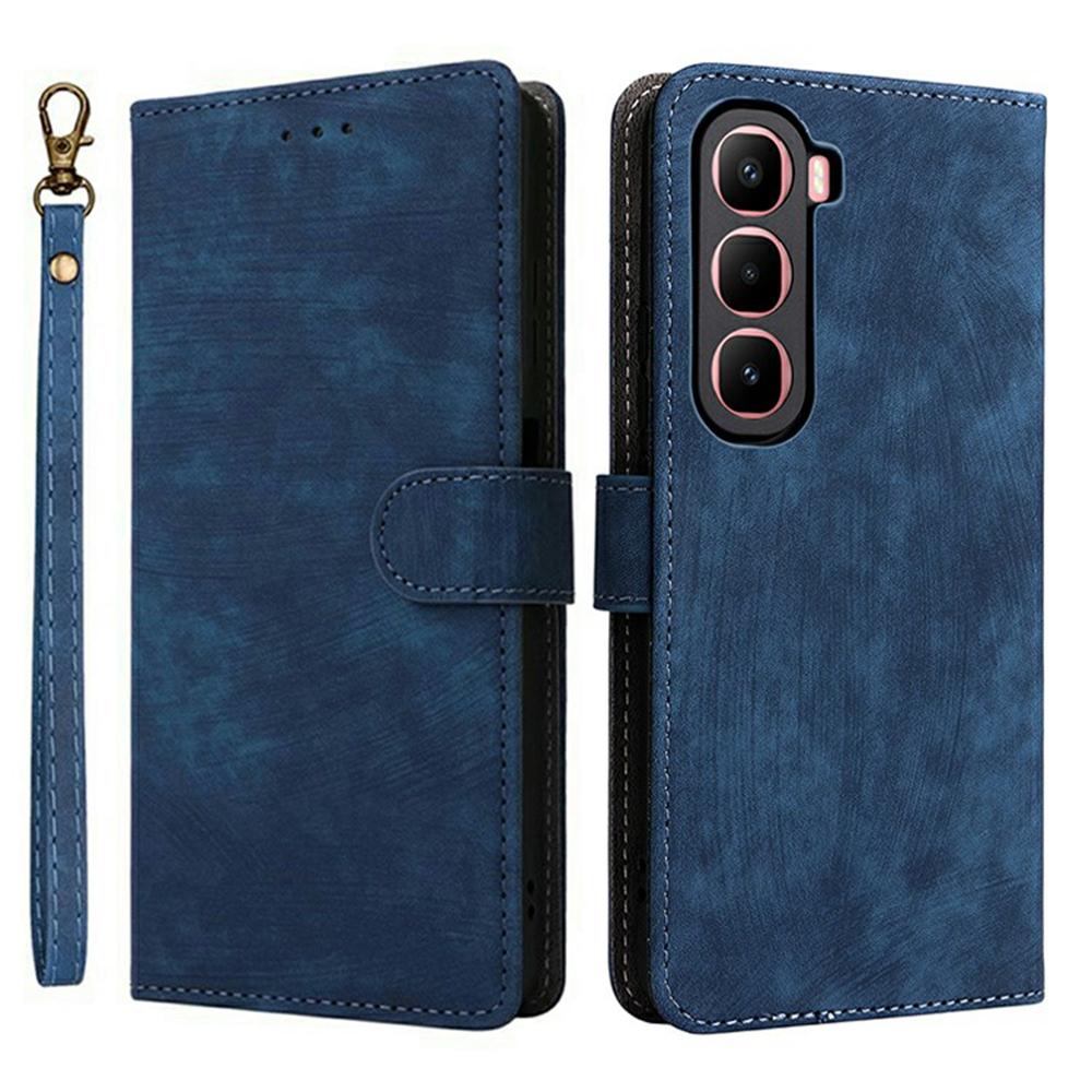 For Infinix Hot 60 Pro+ 4G X6886 Case Wallet RFID Blocking PU Leather Phone Cover Stand with Strap