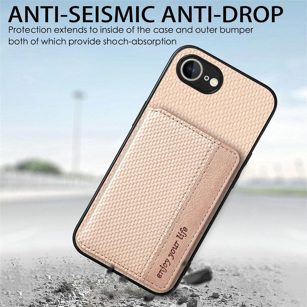 For iPhone 15 Pro Max Leather Back Case Magnet Card Funda Lens Protect iPhone 11 12 13 Mini 14 Plus 8 7 Xs Xr SE 2025 2020 Coque