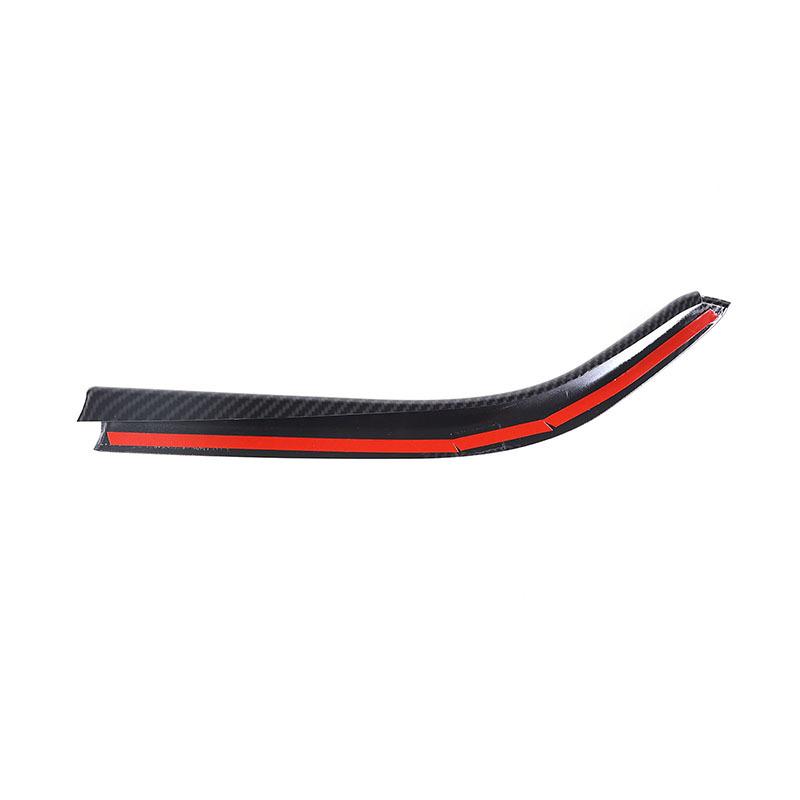 For BMW 5 Series F10 2011-2017 ABS Carbon Fiber Car Center Console Gear Shift Side Decorative Strip Sticker Car Accessories