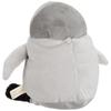 Shinada Global Mochi Series Mochipen Child Gray (M) 14 X 14 X 22 Cm Plush Penguin Animal MOPE-0230G