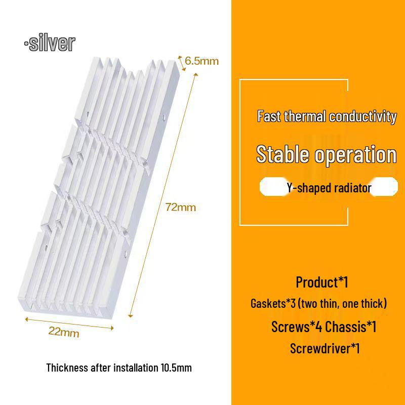 M2 SSD Heat Sink Vest - Pure Copper 2280 Radiator for NVMe (Purple Copper)