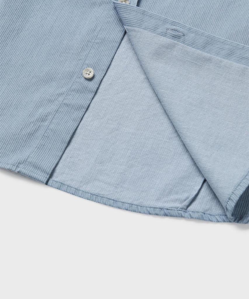 PANICALE Corduroy Denim Pocket Shirt [Sky Blue]