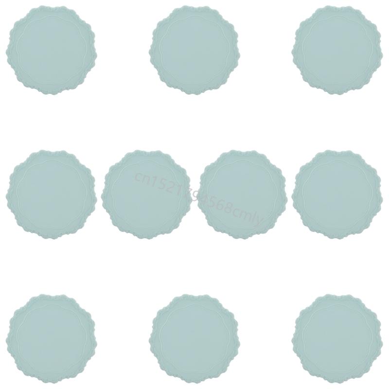 Reusable Silicone Crafting Mats Sturdy Heat Resistant Surfaces for Candle Stamping Designs 6XDE