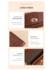 New Women's High-Capacity Bi-Fold Leather Wallet with Multi-Card Slots and Coin Purse