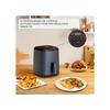 Friteuse à air chaud/four à halogène - Moulinex - EZ245B - Noir - 1500 W - 5 l