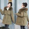 Women's Winter Parka Coat, Detachable Hooded Jacket with Multiple Wearing Options