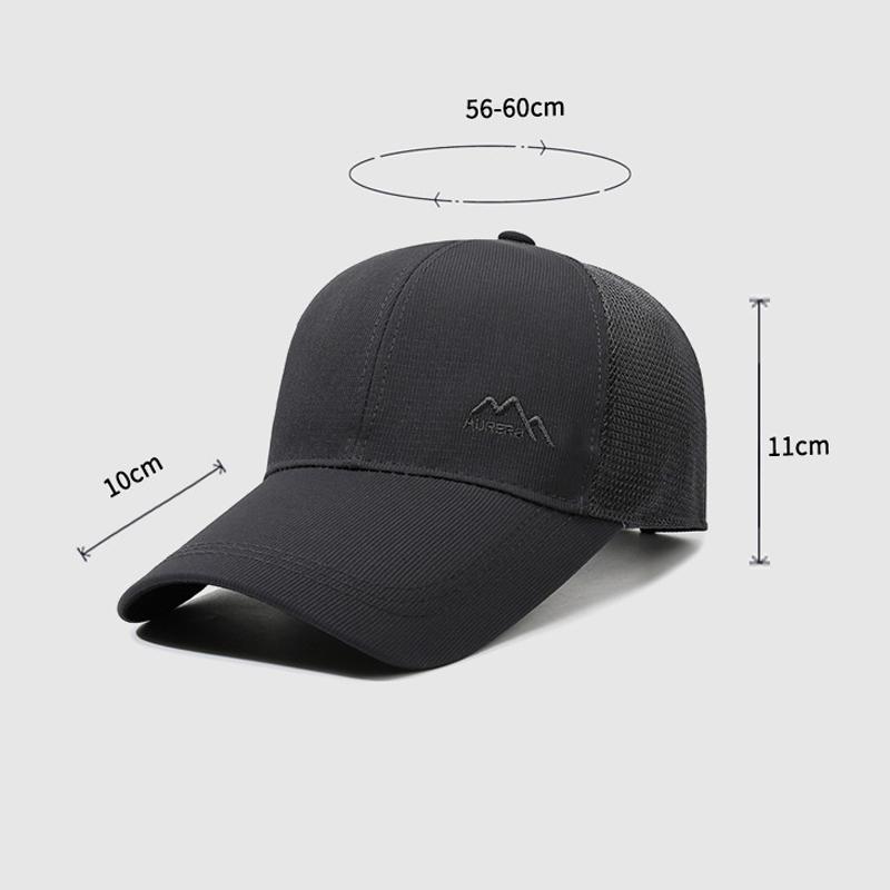 Breathable Mesh Baseball Cap Men's Summer Mesh Cap Sunscreen Outdoor Sports Cap