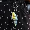 1Pcs Exquisite Handmade Fish Keychain For Fishing Enthusiasts Bag Pendant Decoration Souvenir Gifts Jewelry Accessories