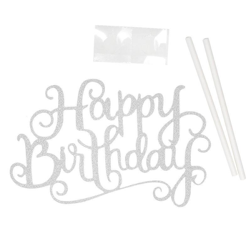 Happy Birthday Candle Party Cake Topper Supplies Dekoration GOLD &SILVER SETMöbel & Wohnen, Feste & Besondere Anlässe, Party- & Eventdekoration!