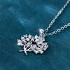 Tree of Life Zircon Pendant Necklace Luxurious, Full-diamond, Tree-shaped Clavicle Necklace