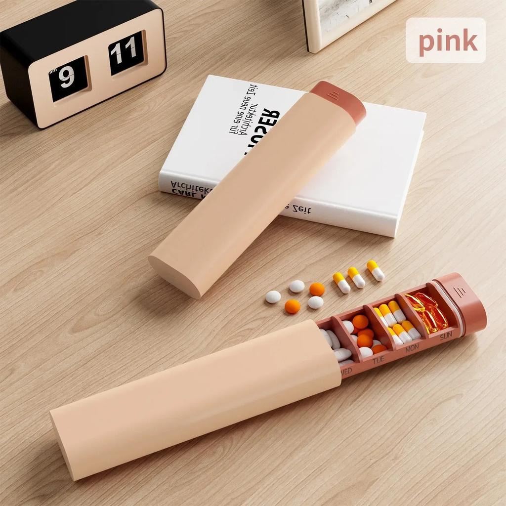 New Premuim Hot Portable Weekly 7 Grids Pill Cases Organizer Box Storage Container for Medicine Vitamins Fish Oils Supplements