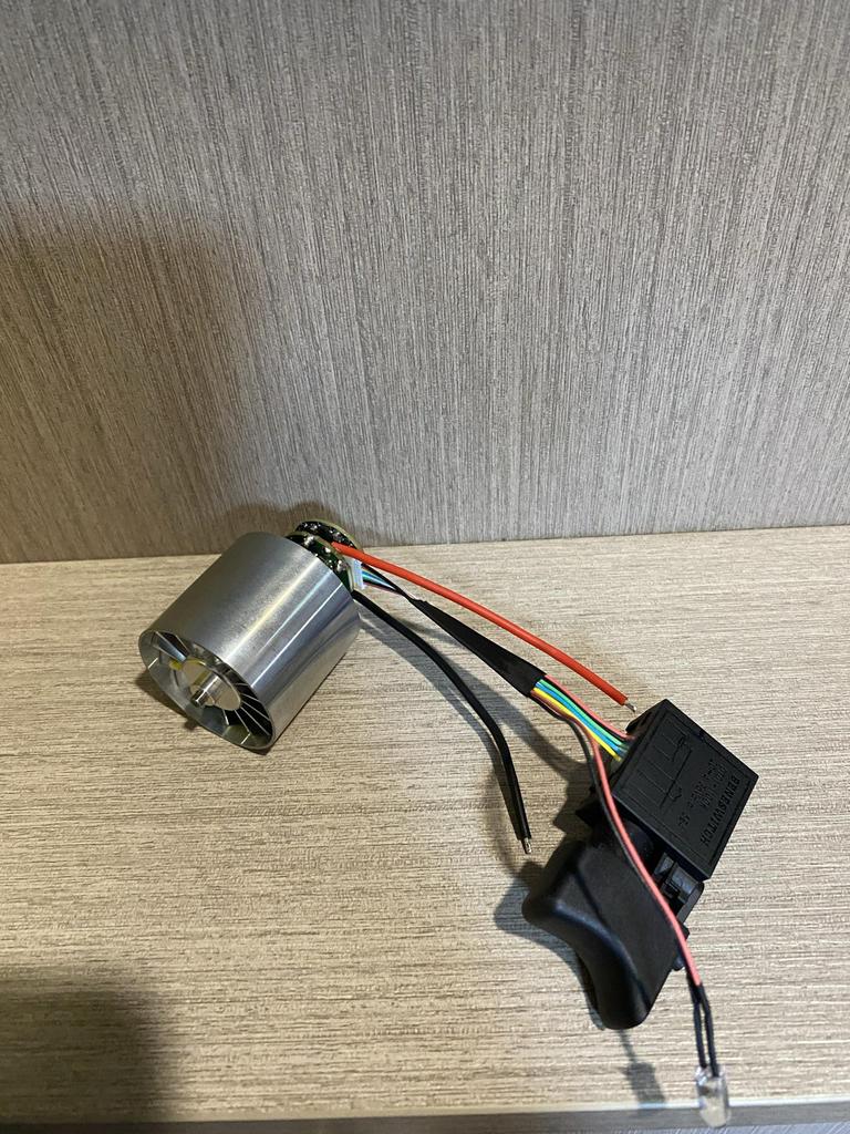 40mm High-Speed All-Metal Brushless Motor Hair Dryer Fan