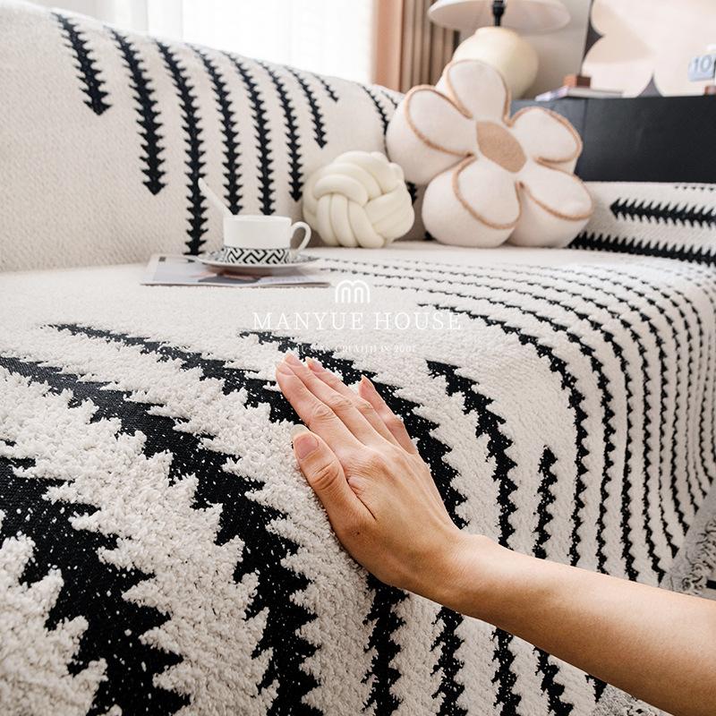 Шенилл Подушка для дивана Все сезоны Чехол для дивана Чехол Цельный Полный чехол Плед — фото 4