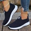 Spring/Autumn New Women's Slip-On Casual Shoes, Comfortable Breathable Sneakers, Outdoor Hiking Shoes