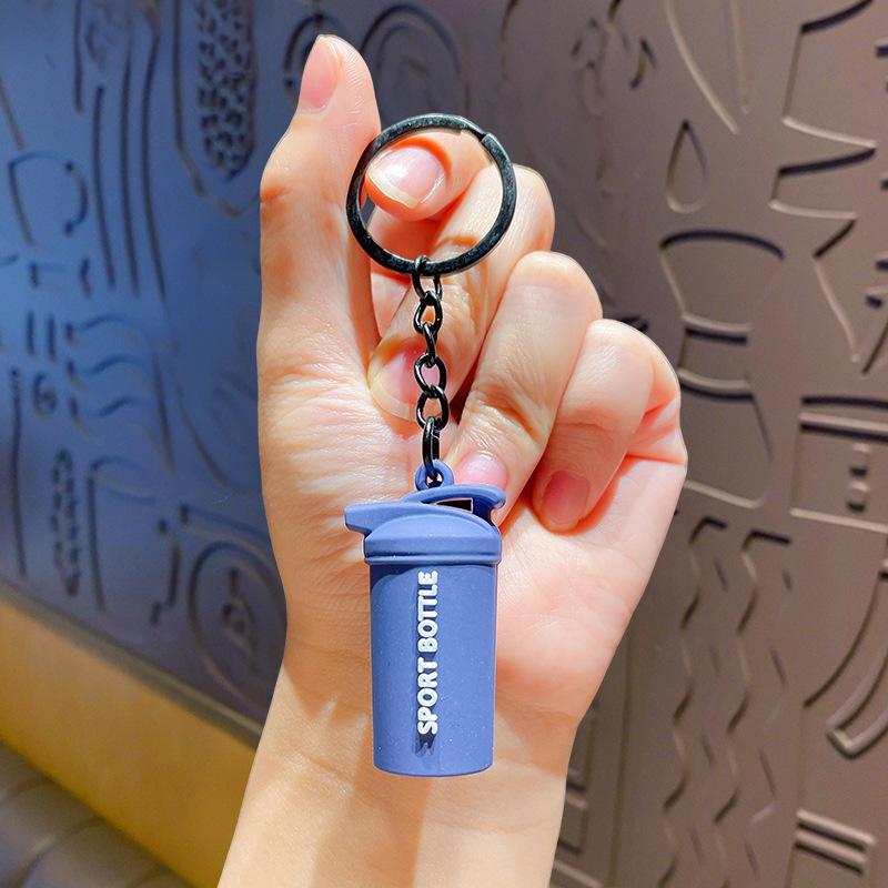 High-Grade Mini Fitness Equipment Keychain Charms & Ornaments
