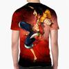 One Piece Monkey D. Luffy T-Shirt Unisex Anime Short Sleeve Tee Luffy Combat Pose Front Print Casual Streetwear Top For Anime Fans