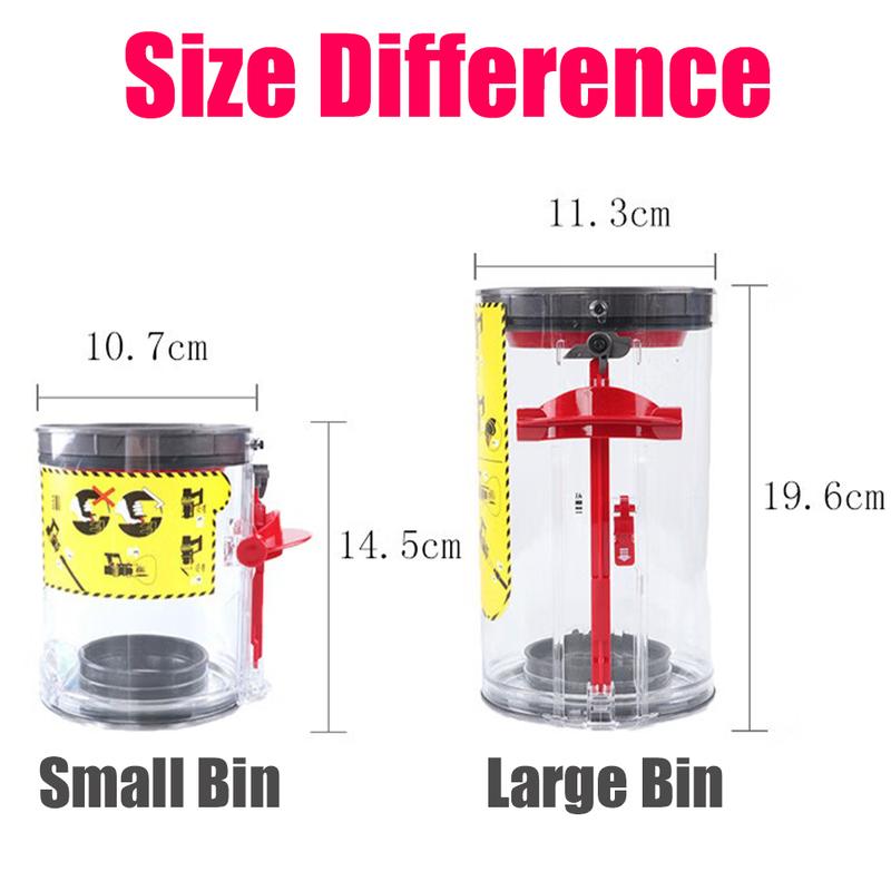 Large Dust Bin for Dyson V10 SV12 Vacuum Cleaner Canister/Dust Bucket Replacement part,Not Suitable for V12
