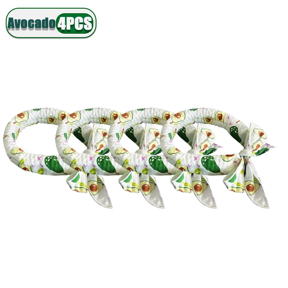 Adjustable Summer Cartoon Pet Ice Scarf Cooling for Cats and Dogs Japanese Korean Style Reusable Neck Wrap