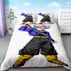 Duvet Cover Anime Dragon Ball Duvet Comforter Quilt Cover Set Super Saiyan Bedding Set Cartoon Bedroom Decoration Gifts