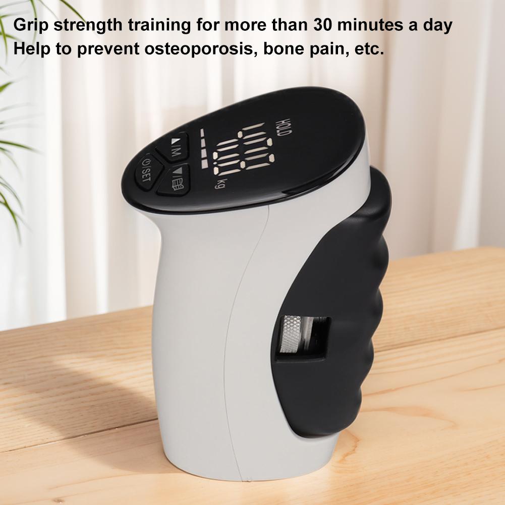Electronic Grip Strength Meter LED Display Digital Grip Strength Meter Hand Grips Measurement Meter for Injury Recovery