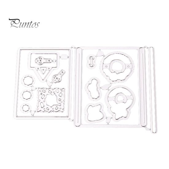 

Штамп для двери сарая, металлические штампы для тиснения, трафарет, украшение карты, поделки своими руками серебряный