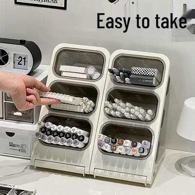 Children's Large Capacity Slanted Desktop Pen Holder - Stationery Storage Box for Boys & Girls