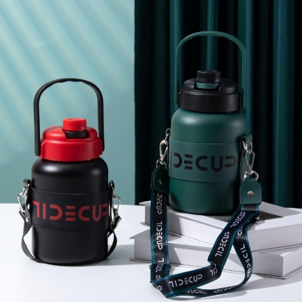 1100ml/900ml Large Capacity Car Vacuum Flasks Big Belly Insulated Cup  Student Worker