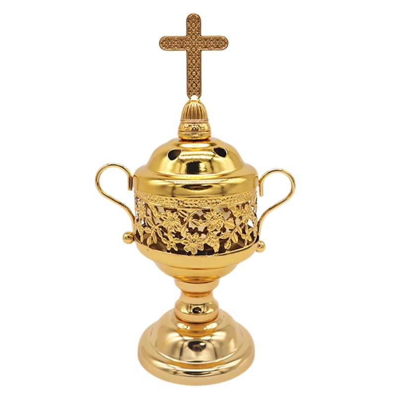

Charcoals Incenses Burners,Bakhoors Incenses Burners,Frankincense Incenses Burners with Removable Lid Spa Aromatherapys 1