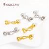 18K Gold Plated End Hook Connectors Fittings Bracelet Connecting Clasps For Jewelry Making Supplies DIY Necklace Accessories