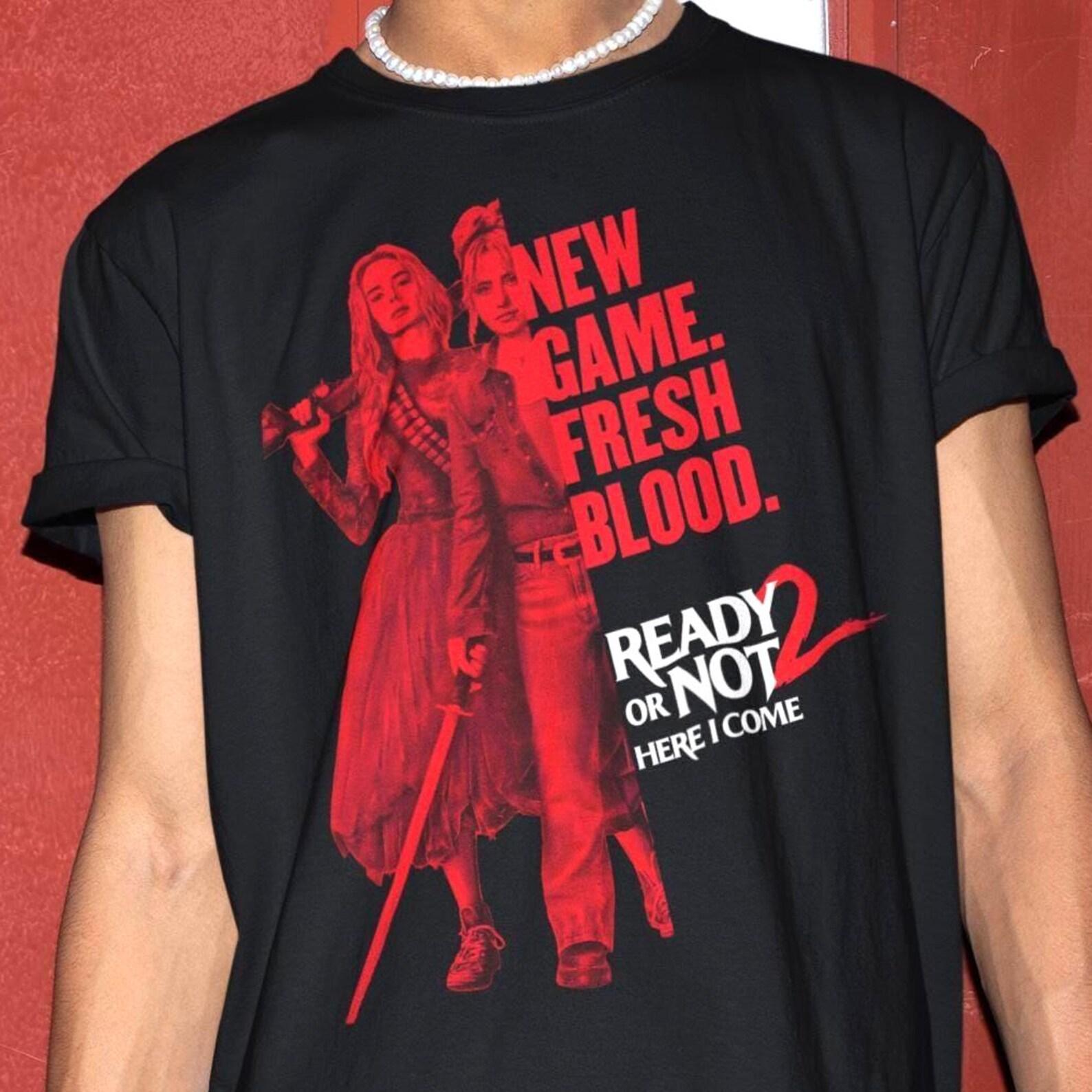 Unisex Ready or Not 2 Movie Shirt - Horror Movie Tshirt,Samara Weaving Tee 3XL