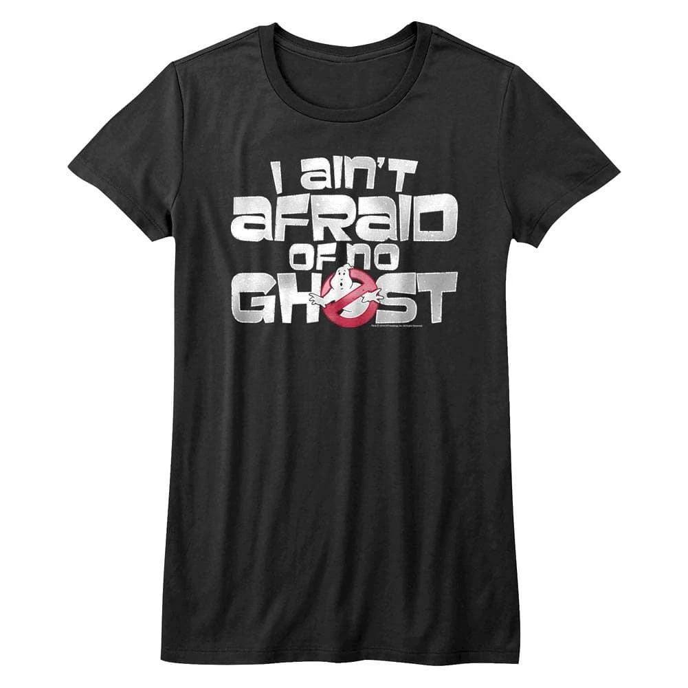 Ghostbusters I Ain t Afraid of No Ghost Women s T Shirt L