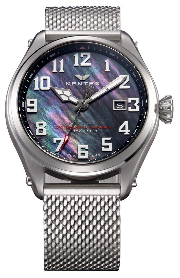 

Mechanical automatic watch PROGAUS magnetic resistant watch Silver [KENTEX] S769X-06 Men s