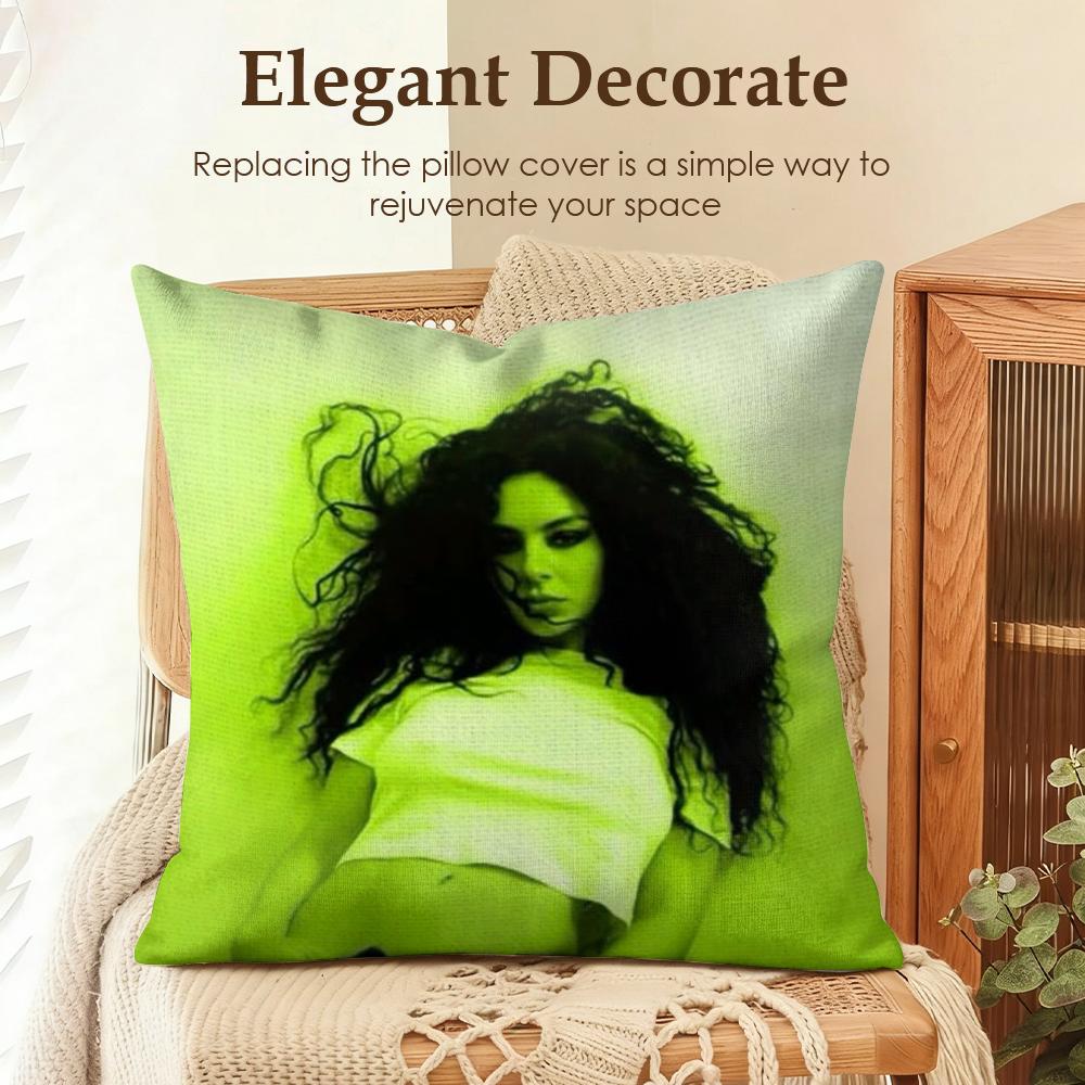 

Singer CCharlis XCX Cushion Cover Natural Linen Organic Fabric DoubleSided Printing Sofa Home Decor Gift Pillow Case 30x30cm