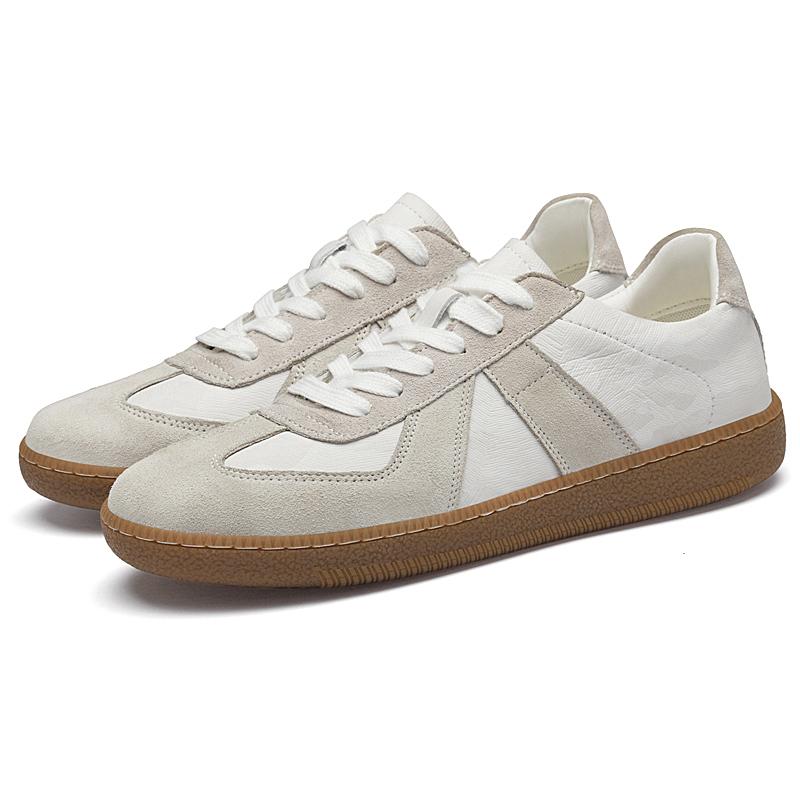 

Высококачественные уличные кроссовки из натуральной кожи для мужчин, удобные туфли на плоской подошве, удобные повседневные туфли-оксфорды с мягкой подошвой 44 белый