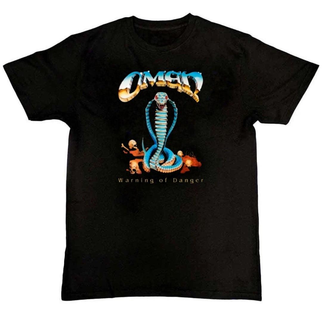 OMEN- WARNING OF DANGER Band Graphic Print Mens T-Shirt XXXXL