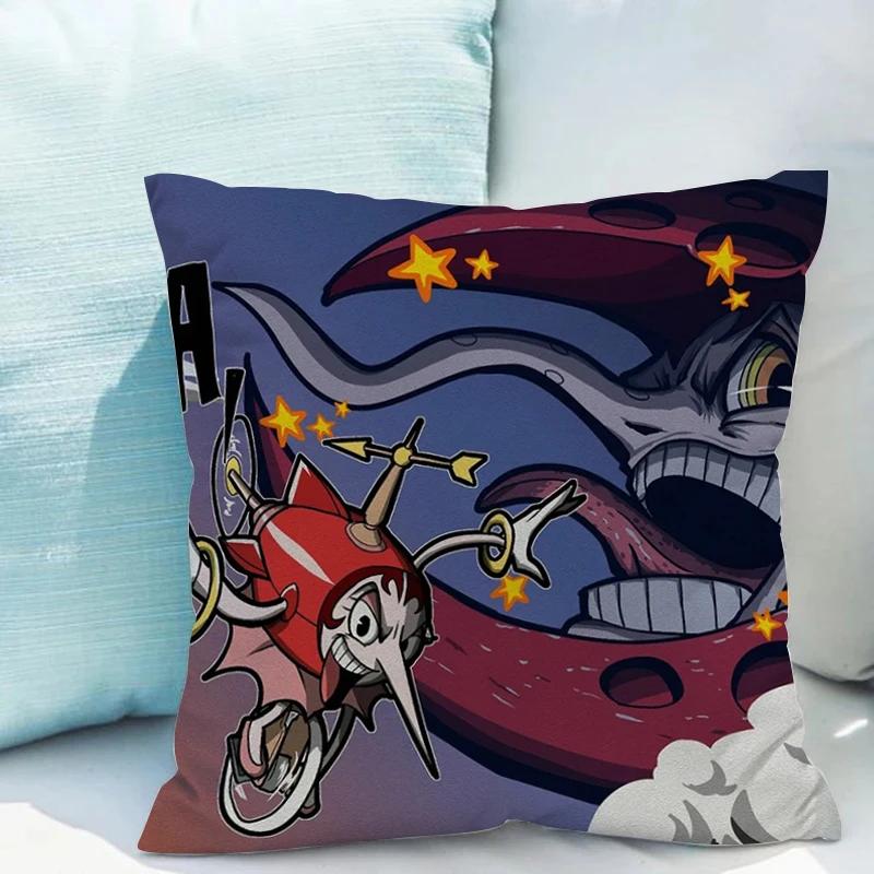 Cushion Covers 45x45 C-cuphead Ornamental Pillows for Living Room Pillowcase 40*40 Fall Decor Lounge Chairs Body Pillow Cover