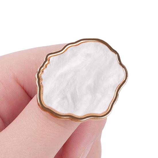 Imitation Shell Finger Nail Art Ring Palette Maniküre Make-up-Tool