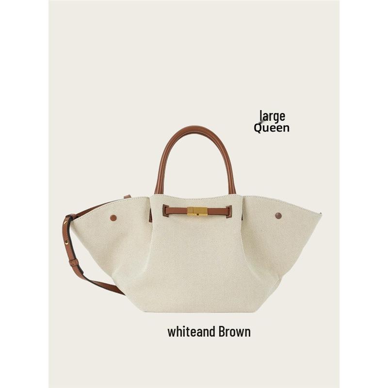 Demellier Wing Large Genuine Leather Tote Handbag